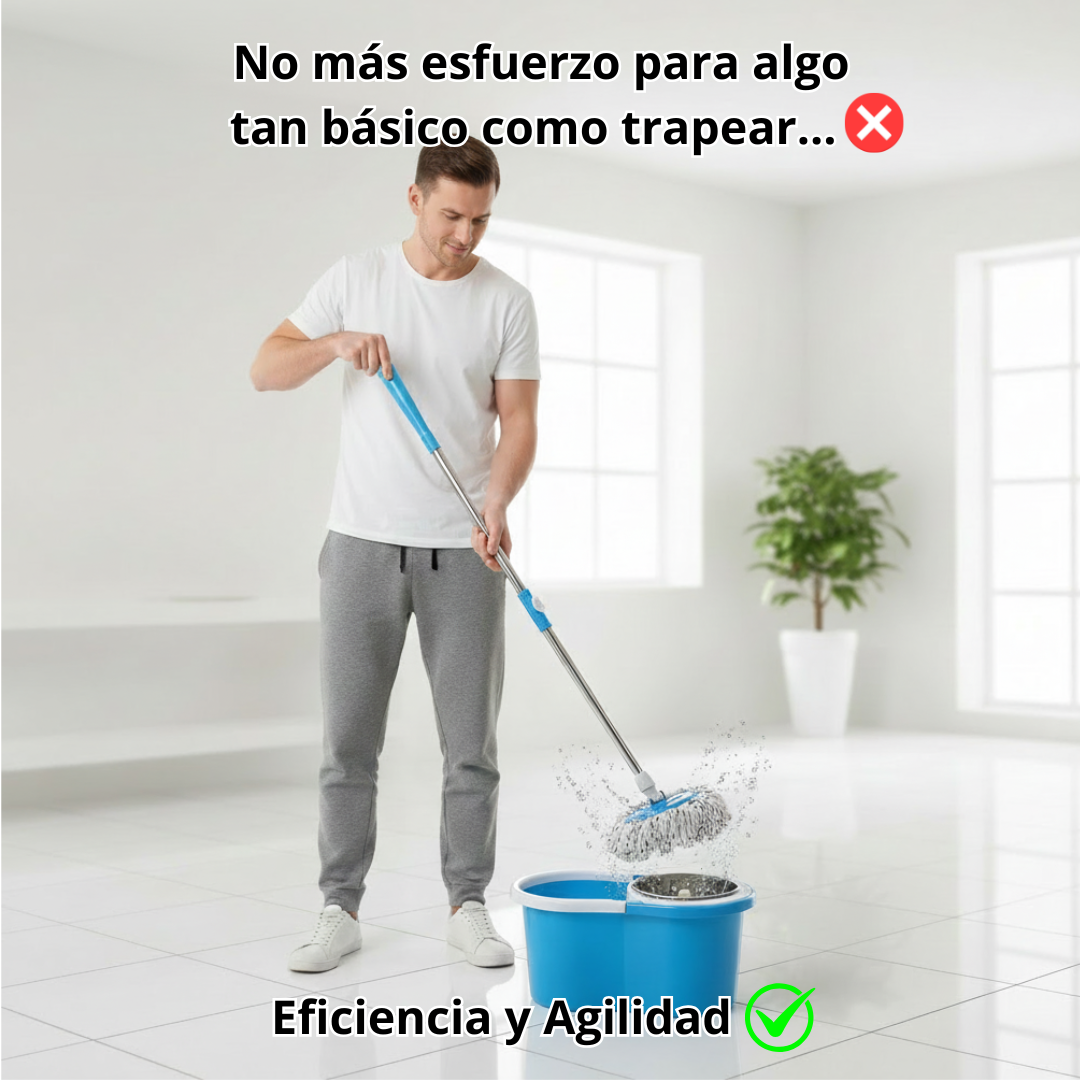 Trapeador Mágico giratorio 360°