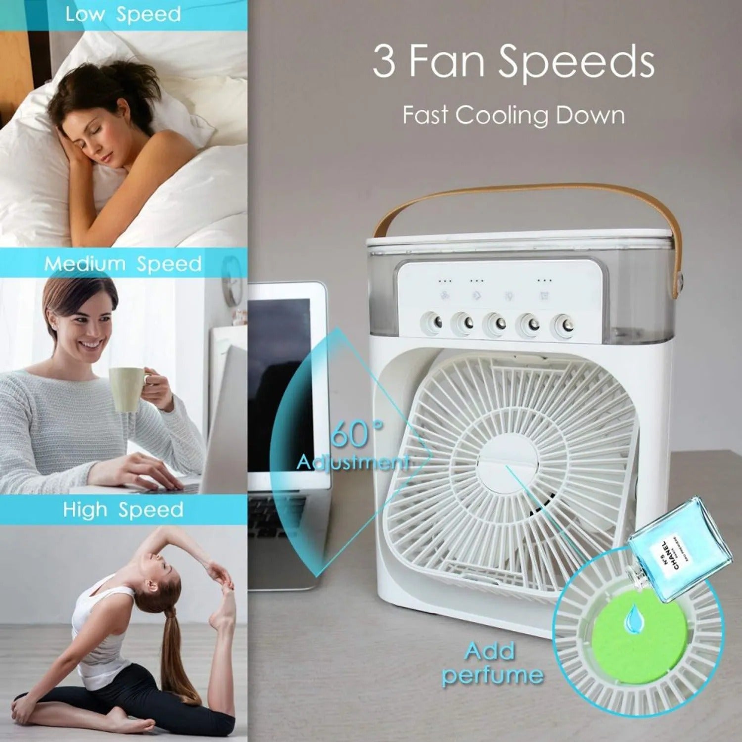 Ventilador Humidificador Premium